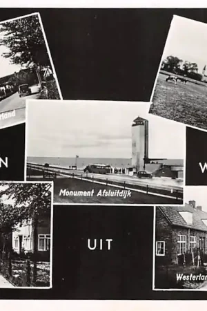 Bezpieczna płatność Wieringen Westerend Kerk Koogerweg Monument Afsluitdijk Parklaan 1951 HC48301
