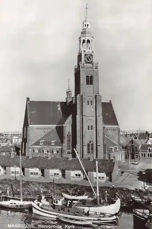 Zwrot pieniędzy Maassluis Hervormde Kerk Sleepboot F Scheepvaart HC48291