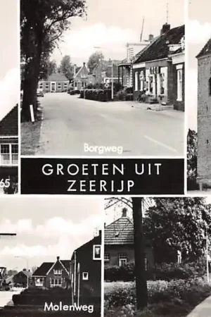 Rabat Zeerijp Molen De Leeuw Borgweg Ned. Herv. Kerk Molenweg Loppersum HC48268