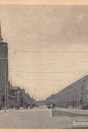 Rotterdam Z. Strevelsweg met Kerk HC48155 Oryginalny