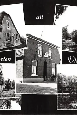 Oryginalny Vlist bij Schoonhoven Groeten uit 1972 Vijfluik Krimpenerwaard HC48126