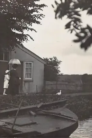 Koningshuis Koningin Wilhelmina en Prinses Juliana aan de wandel Fotokaart Onbekend HC48185 Rabat