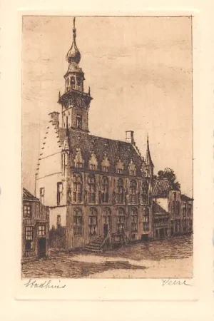 Veere Etsje Stadhuis Walcheren Zeeland HC48096 Ostatnia szansa