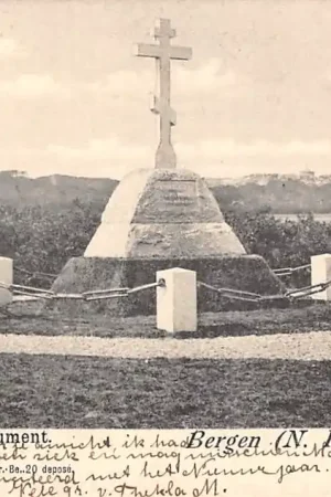 Bergen (NH) Russisch Monument 1901 HC48088 Bezpieczna płatność