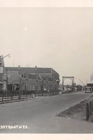 Amsterdam Duivendrecht Rijksstraatweg Fotokaart 1938 HC47964 Oryginalny