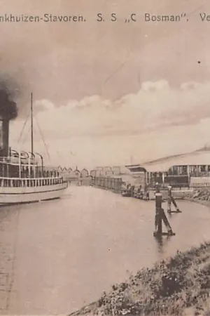 Stoomboot Veerdienst S.S.C Bosman Vertrek Enkhuizen Stavoren Veer Schepen Scheepvaart HC47938 Ostatnia szansa
