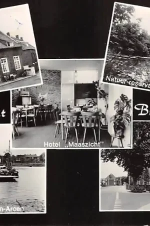 Oryginalny Broekhuizen Limburg Hotel Maaszicht Veerpont Arcen R.K. Kerk HC47910