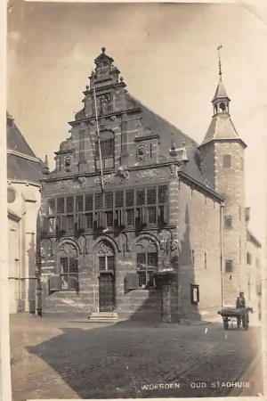 Woerden Fotokaart D. van der List Oud Stadhuis HC830 Promocja