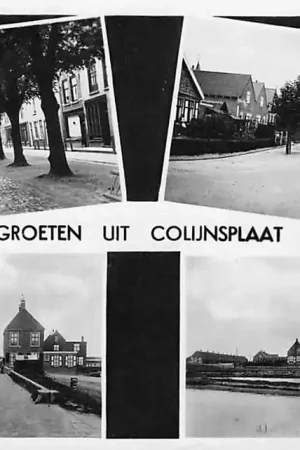 Colijnsplaat Groeten uitVoorstraat Val. Molen Nieuwe Weg Bij de haven Oostkerkstraat 1939 HC699 Najlepsza cena
