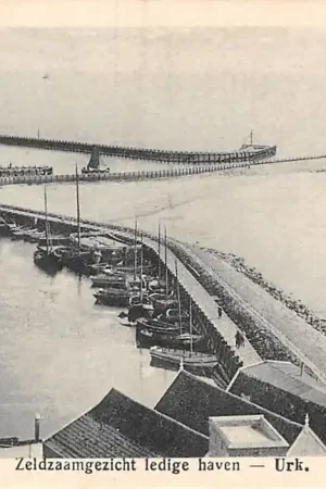 Rabat Urk Zeldzaam gezicht ledige haven 1925 HC524