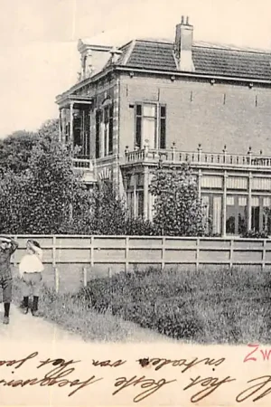 Promocja Zwammerdam 1903 Stationstraat Paard en wagen 24 D. Kraaijenbrink Bodegraven HC329