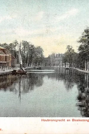 Ostatnia szansa Gouda Houtmansgracht en Bleekerssingel Ambachts school 1904 HC473