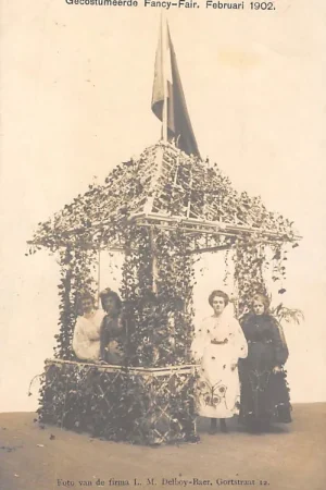 Promocja 's-Gravenhage Den Haag Fotokaart Gecostumeerde Fancy-Fair 1902 Foto Delboy-Baer HC442
