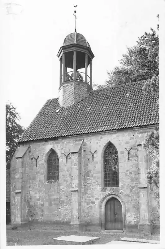 Premium Weerselo Achterzijde Stifts kerk 1946. HC438
