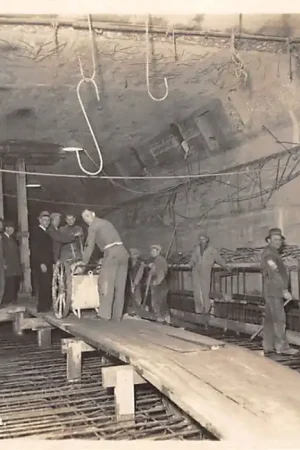 Ostatnia szansa RotterdamMaastunnel in aanbouw 1941 HC54698