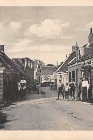 Gouderak Dorpsstraat Garage Texaco Gasoline Motoroil Krimpenerwaard HC49647 Wyprzedaż