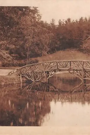 Assen Nieuwe Vijver met houten brug HC39691 Oryginalny