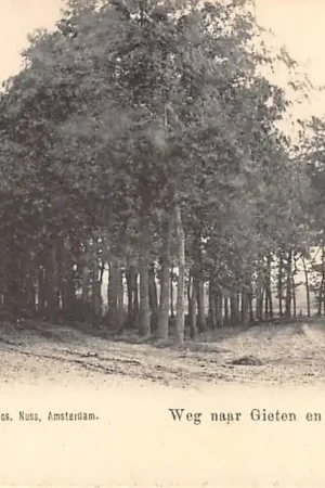 Tylko dziś Zuidlaren Weg naar Gieten en Eikelkamp Drenthe HC27774