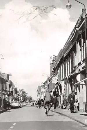 Oryginalny Coevorden Friesche Straat met winkel Albert Heijn 1966 HC11453