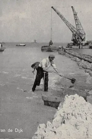 Harderwijk Zuiderzee werken Aanleg van de dijk IJsselmeer HC53776 Darmowa dostawa