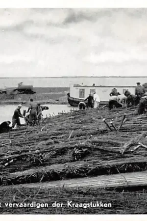 Tylko dziś Harderwijk Zuiderzee werken Het vervaardigen der Kraagstukken IJsselmeer Flevoland HC32975
