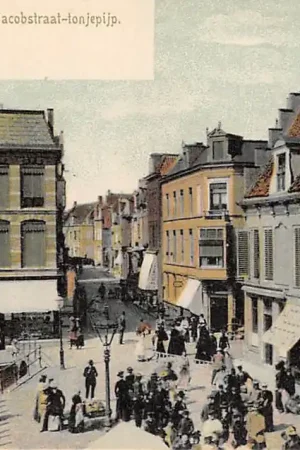 Leeuwarden St. Jacobstraat-tonjepijp 1900 HC60862 Darmowa dostawa