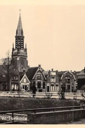 Ekspresowa dostawa Franeker Nieuwe Dam en Turfkade 1947 Friesland HC54345