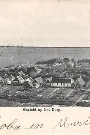 Schiermonnikoog Gezicht op het Dorp 1905 HC51679 Kup teraz