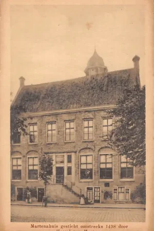 Rabat Franeker Martenahuis gesticht omstreeks 1498 door Hessel van Martena HC11404