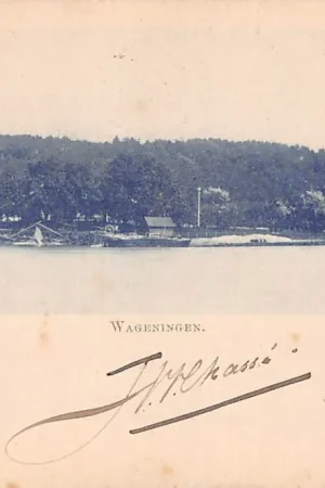 Kup teraz Wageningen Gezicht vanaf de Rijn rond 1898 HC57472