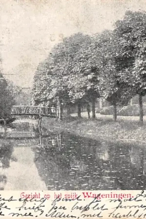 Popularny Wageningen Gezicht op het spijk 1900 HC57282