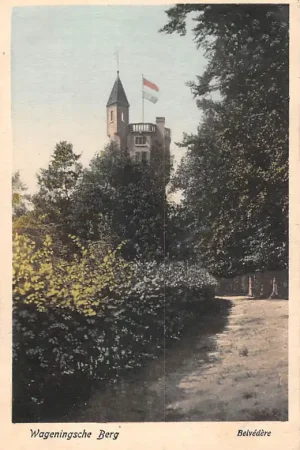 Wageningen Wageningsche Berg Belvedère 1923 HC57121 Autentyczny
