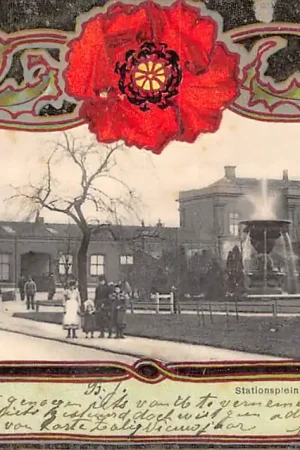 Bezpieczna płatność Zutphen Stationsplein met Station 1902 Spoorwegen HC55218