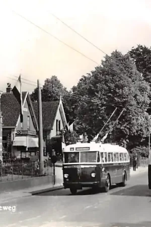Zwrot pieniędzy Oosterbeek bij Arnhem Utrechtscheweg met Trolley bussen HC54217