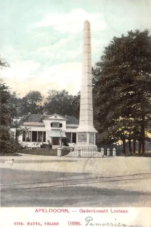 Autentyczny Apeldoorn Gedenknaald Loolaan 1906 HC51849