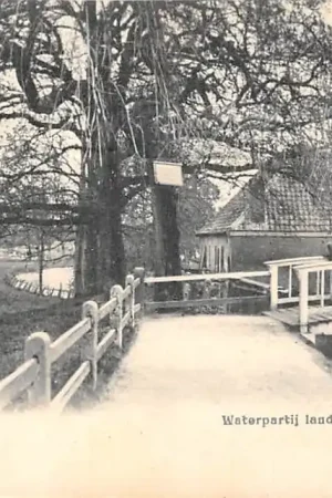 Zamów teraz Arnhem Waterpartij landgoed Sonsbeek met houten' bruggetje 1907 HC49155