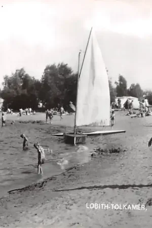 Lobith Tolkamer Watersportcentrum De Bijland Rijn 1965 HC47047 Popularny