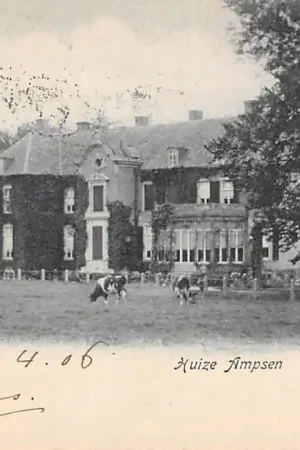 Ekspresowa dostawa Lochem Huize Ampsen met grazende koeien in de wei 1906 HC44768