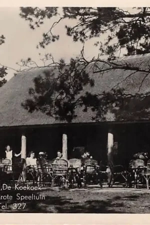 Popularny Lunteren Lunters Pannekoekhuis De Koekoek Poffertjesbakkerij Grote Speeltuin 1949 Veluwe HC36431