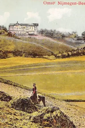 Ostatnia szansa Omstr. Nijmegen - Beek (GD) Gezicht op Berg en Dal Landleven Boeren aan het werk 1917 HC33045