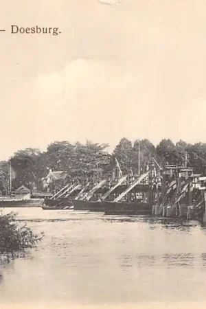 Doesburg Schipbrug 1923 HC32456 Oryginalny