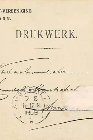 Apeldoorn Geldersche Crediet-Vereeniging 1908 Briefkaart Reclame HC31775 Bezpieczna płatność