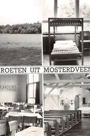 Najlepsza cena Nunspeet R.K. Vacantiecentrum Mosterdveen Sportveld Slaapzaal Conferentiegebouw Recreatiezaal Interieur Kapel Veluwe HC26411