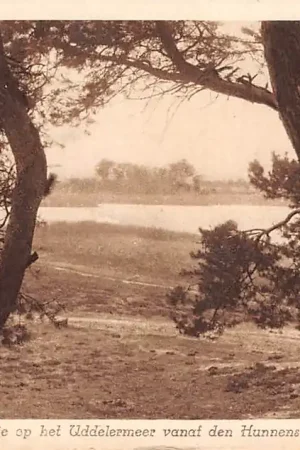 Uddel Garderen Kijkje op het Uddelermeer vanaf den Hunnenschans 1920 Veluwe HC25838 Darmowa dostawa