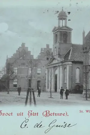 Elst (GD) Groet uit Elst Betuwe St. Willefriduskerk 1900 HC25794 Premium