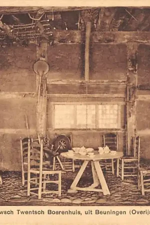 Arnhem Nederlandsch Openluchtmuseum 17de-eeuwsch Twentsch Boerenhuis uit Beuningen (Overijssel) Binnen HC15591 Tani