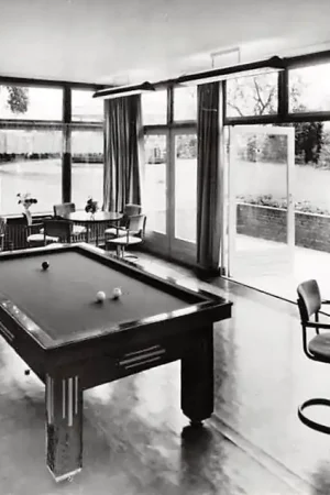 Voorthuizen Herstellingsoord Azareel Baron van Nagelstraat 7 Recreatiezaal met biljart 1968 HC12907 Nowość