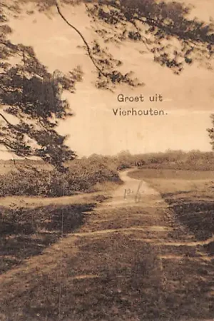 Premium Vierhouten Groet uit 1925 Veluwe HC11354