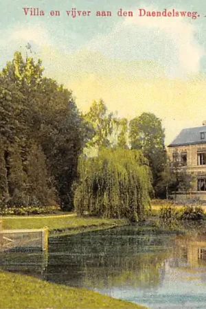 Ostatnia szansa Apeldoorn Villa en vijver aan den Daendelsweg 1912 HC8427