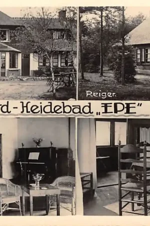 Popularny Epe Vacantie-oord-Heidebad Epe Hoofdgebouw Reiger Interieur met schouw Int. 6 pers.huis HC4619